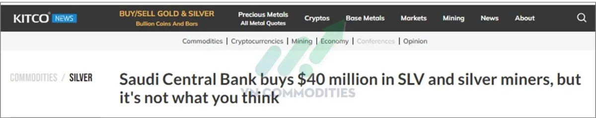 Động thái mua bạc của Saudi: Làn gió mới thổi vào thị trường kim loại quý