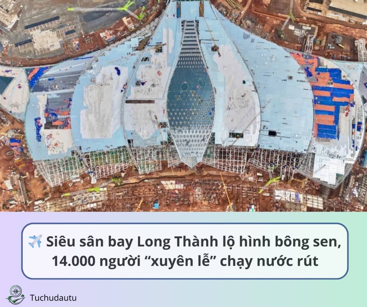 Siêu sân bay Long Thành lộ hình bông sen, 14.000 người “xuyên lễ” chạy nước rút