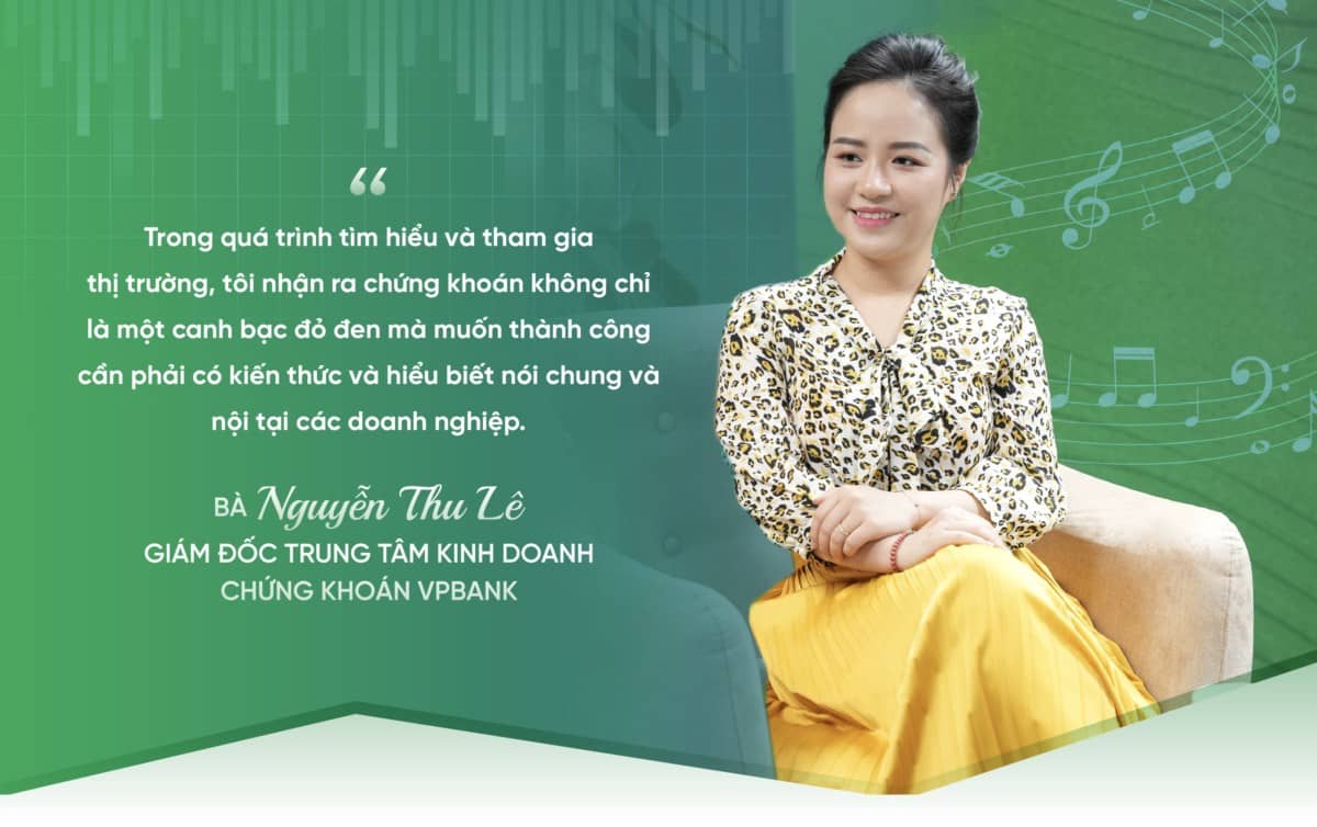 Từ cây đàn đến sàn chứng khoán: Hành trình khác biệt của nữ chứng khoán VPBankS
