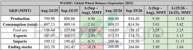 Bản đồ nông sản 9/2025: Nguồn cung dồi dào, ngô dẫn sóng, đậu tương dư cung