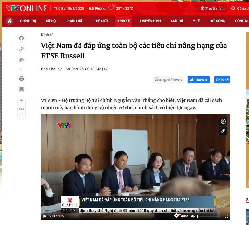 Điều này có thể ảnh hưởng trọng yếu đến xu hướng thị trường trong những tuần tới.. Thông tin :" Việt  ...