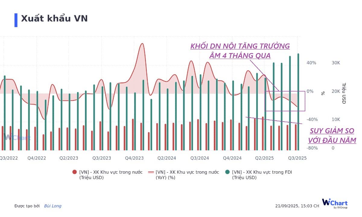 Xuất nhập khẩu Việt Nam tăng mạnh – nhưng doanh nghiệp nội địa đang ‘đuối sức"?