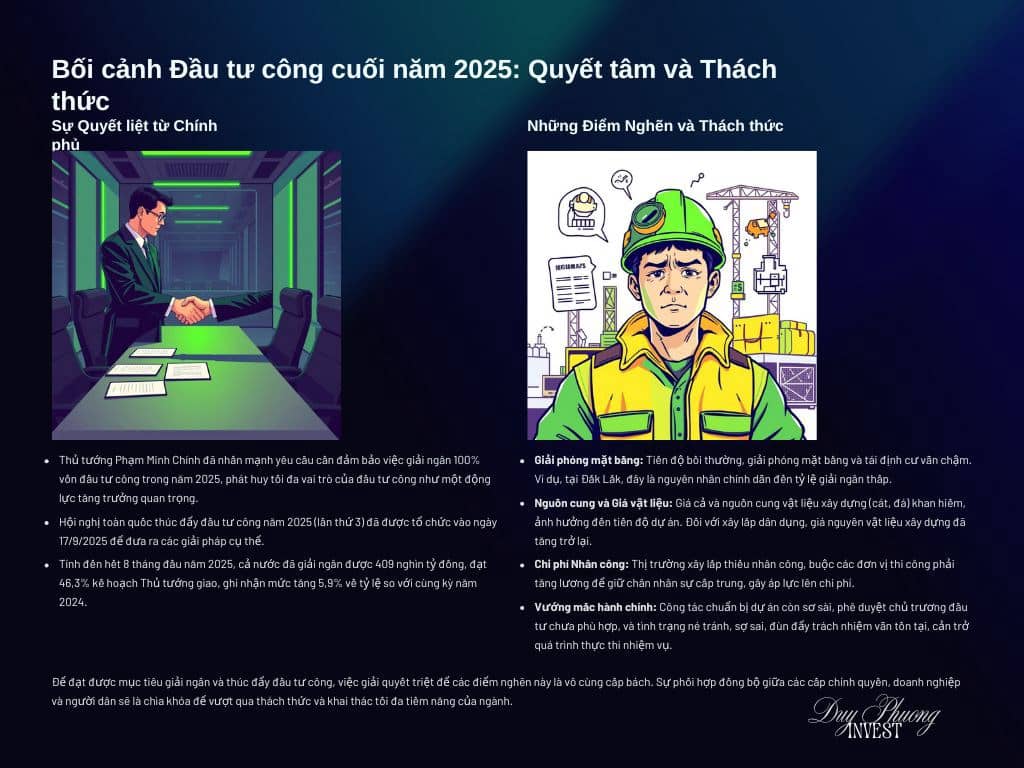 Khuyến nghị đầu tư nhóm xây lắp – Đầu tư công giai đoạn cuối năm 2025