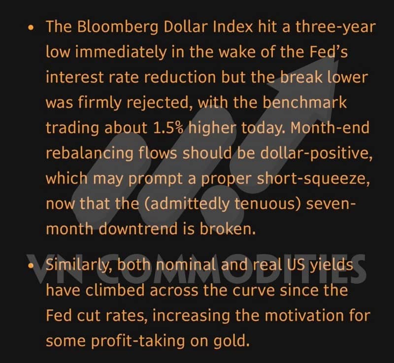Kinh tế Mỹ tăng trưởng vượt kỳ vọng, Fed giảm nhịp cắt lãi – Vàng chịu áp lực, nông sản khởi sắc, cà phê – Ca cao chờ tín hiệu đảo chiều