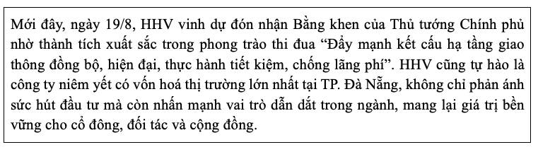 Đèo Cả (HHV) bứt phá: Doanh thu 9 tháng hơn 2.590 tỷ, lợi nhuận ước đạt 471 tỷ đồng