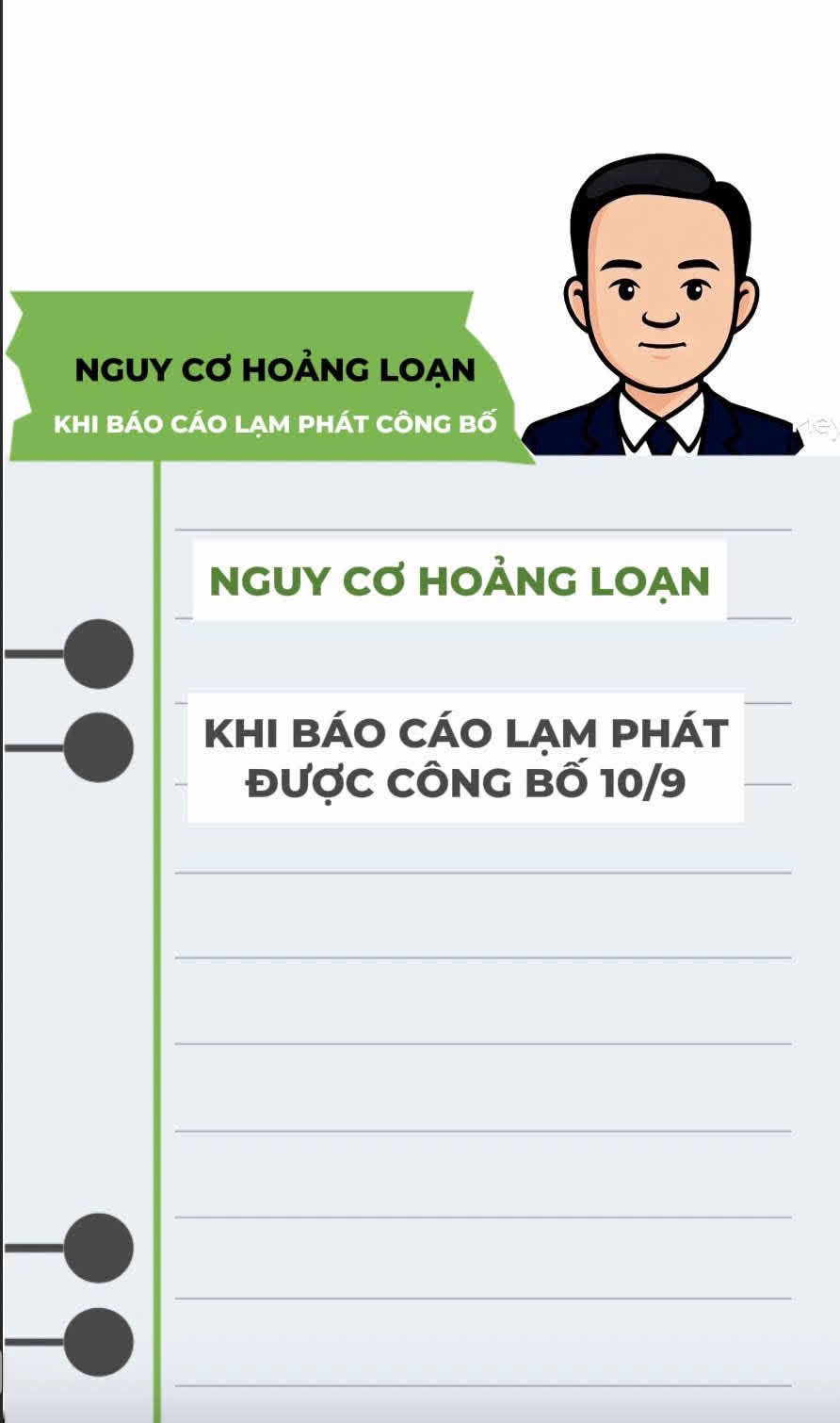 Nguy cơ nhà đầu tư chứng khoán hoảng loạn khi báo cáo lạm phát công bố