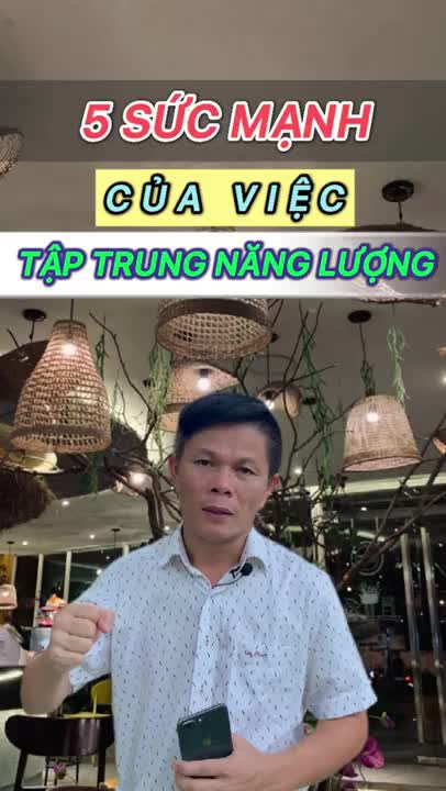 5 sức mạnh của việc tập trung năng lương