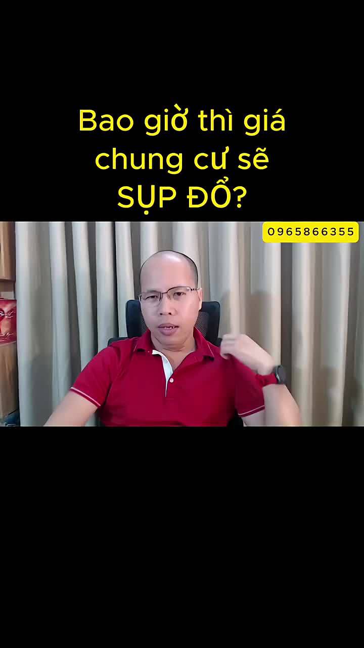 Bao giờ thì giá chung cư sẽ "SỤP ĐỔ"