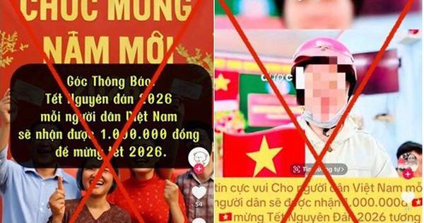 Công an khuyến cáo: Người dân cảnh giác trước thông tin "Chính phủ tặng quà Tết 1 triệu đồng", không cung cấp CCCD, tài khoản ngân hàng cho bất kỳ ai