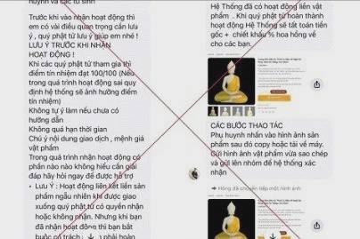 Người phụ nữ bị lừa thực hiện hơn 100 giao dịch ‘mua vật phẩm khoá tu’