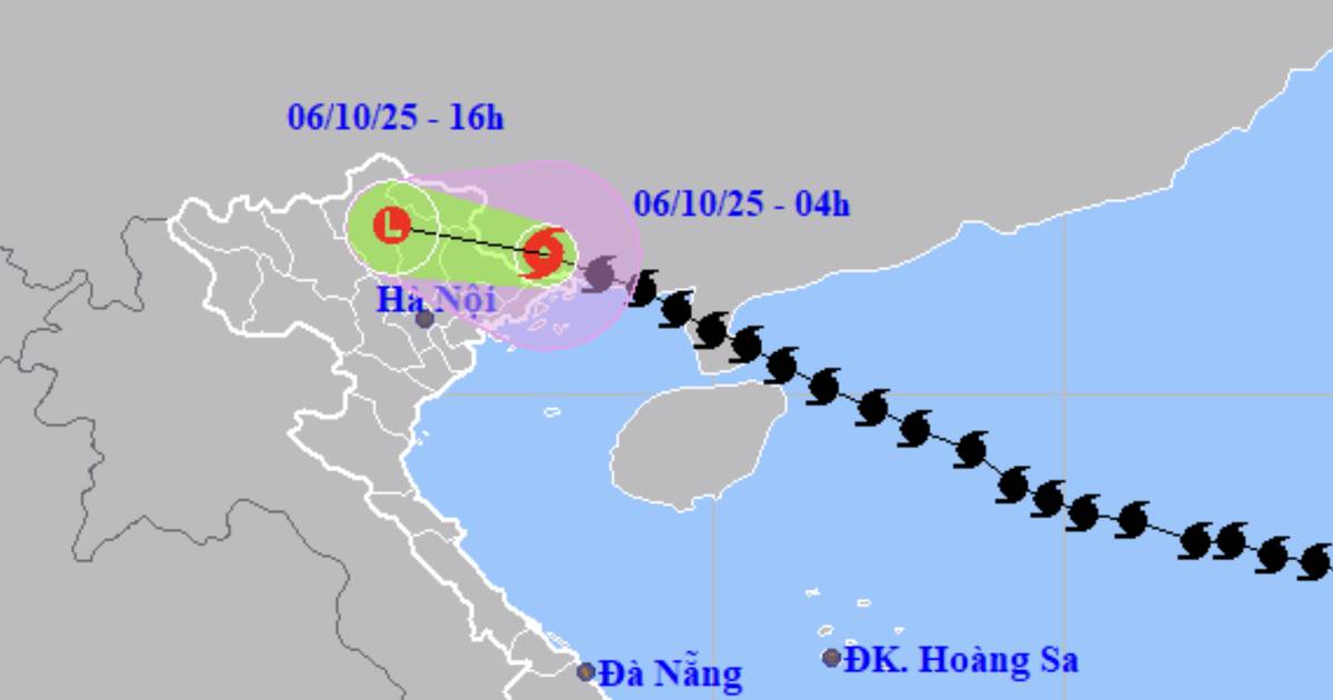 Bão số 11 đi vào Quảng Tây - Trung Quốc, hoàn lưu sau bão có thể gây mưa lớn
