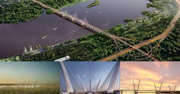 Chính thức: Hà Nội khởi công cây cầu hơn 7.300 tỷ bắc qua sông Hồng, dự kiến hoàn thành năm 2027