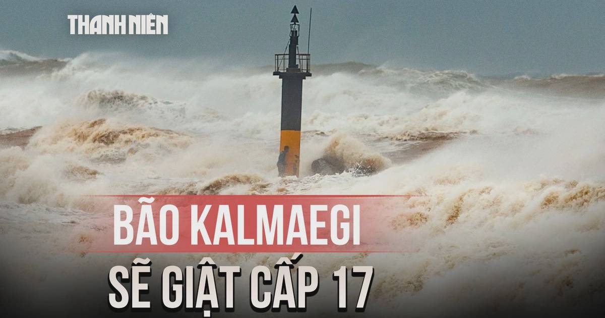 Cơn bão Bão Kalmaegi dự báo giật cấp 17 khi vào Biển Đông: Miền Trung cần cảnh giác