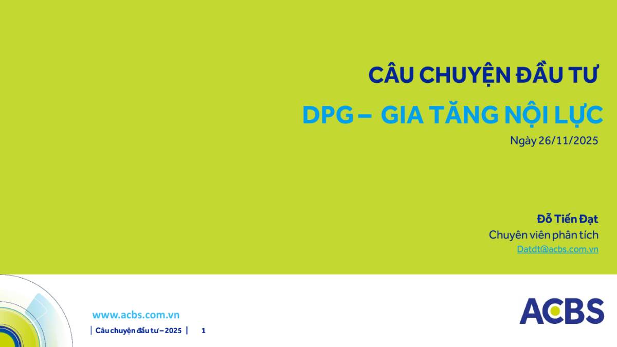 DPG: Khuyến nghị MUA với giá mục tiêu 56,600 đồng/cổ phiếu