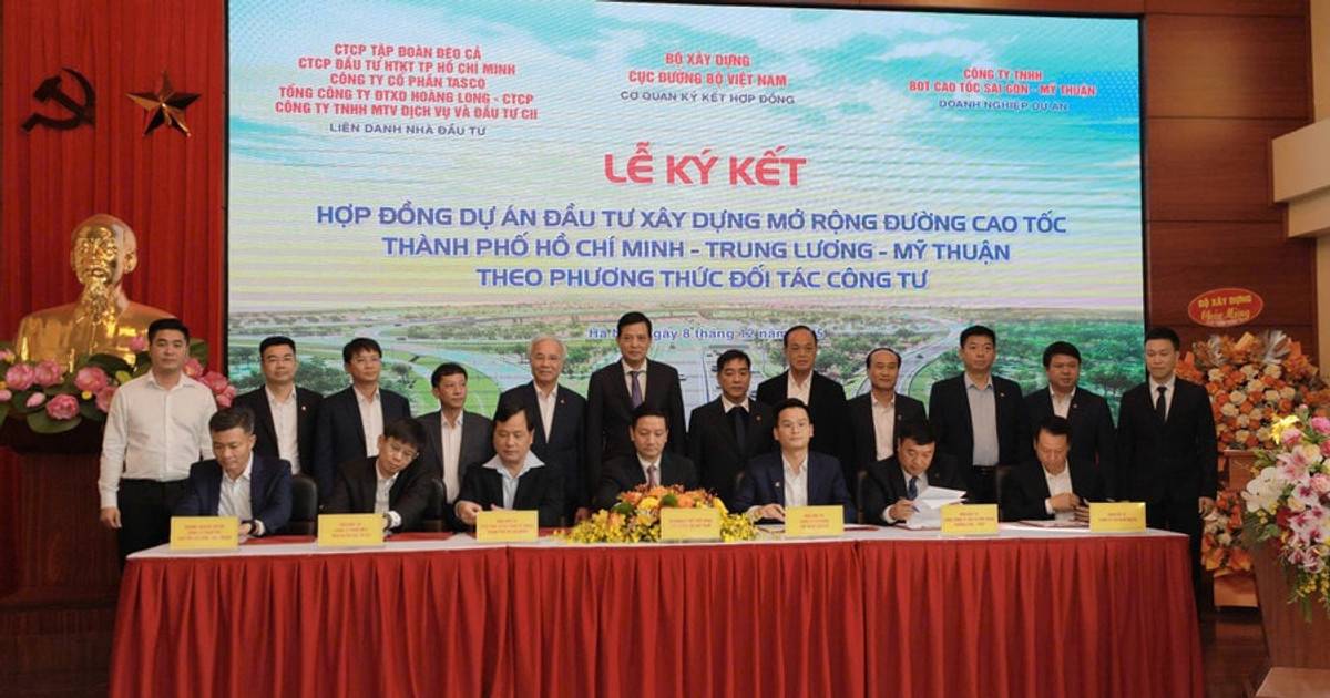 Liên danh Đèo Cả – CII – Tasco chính thức ký hợp đồng mở rộng cao tốc hơn 36.000 tỷ đồng, dự kiến khởi công ngày 19/12