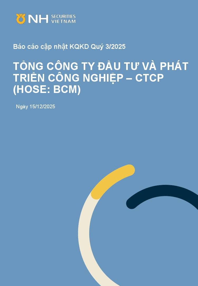 BCM: Báo cáo cập nhật KQKD Q3/2025