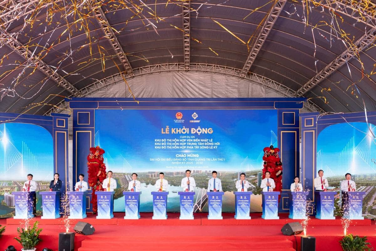 Sun Group đồng loạt khởi động 3 dự án khu đô thị quy mô hơn 38 nghìn tỷ đồng tại