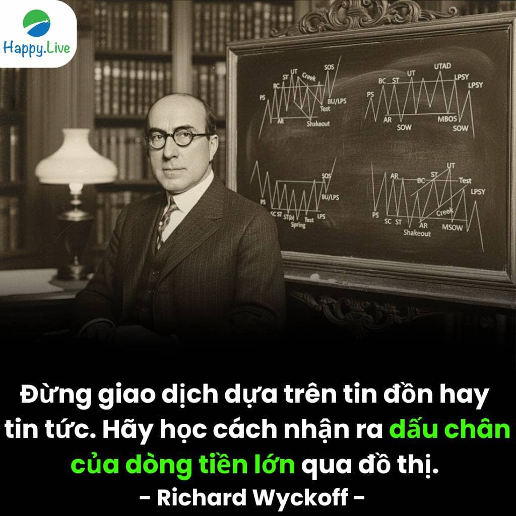 Đừng mua/bán theo tin đồn – Hãy đọc dấu chân dòng tiền