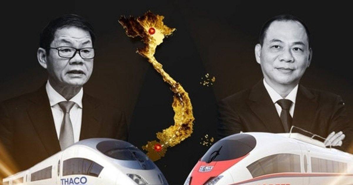 Dòng vốn khủng rót vào đường sắt Bắc - Nam, VinSpeed và THACO ai sẽ dẫn đầu?