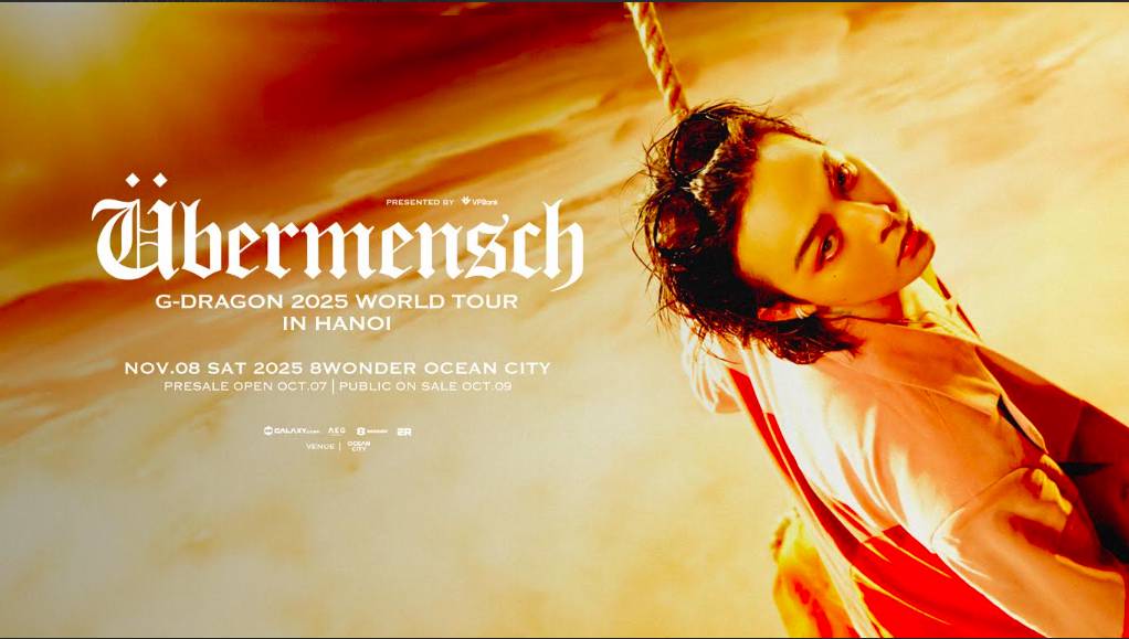 VPBank là nhà tài trợ danh xưng của G-Dragon 2025 World Tour [Übermensch] in Hanoi, presented by VPBank
