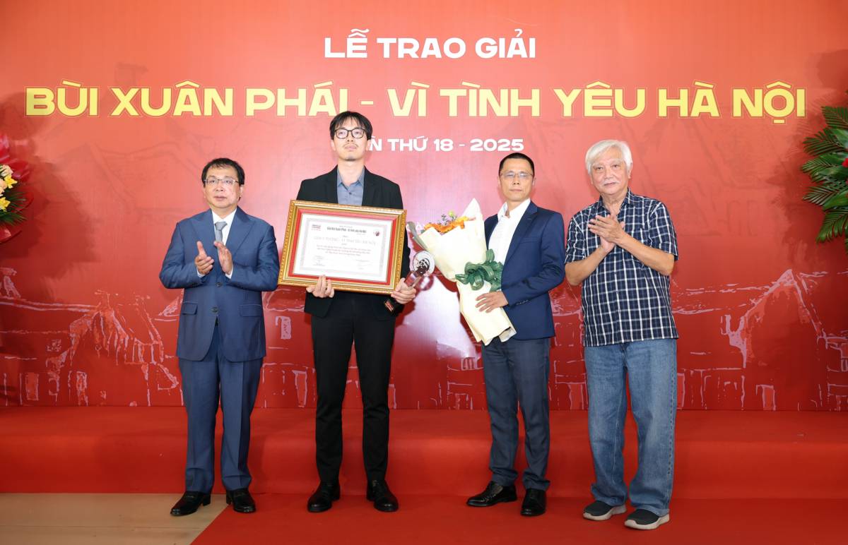 Giải thưởng Bùi Xuân Phái - Vì tình yêu Hà Nội năm 2025 vinh danh dự án Nhà hát Opera