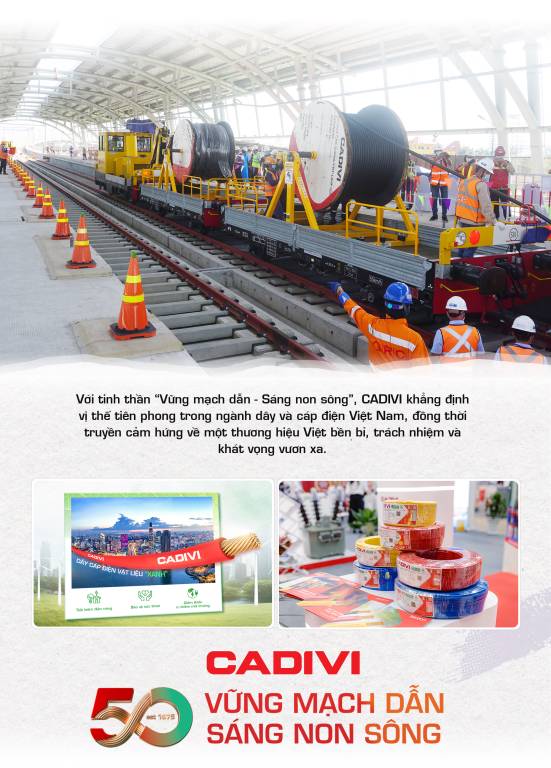 CADIVI – 50 năm đồng hành phát triển cùng đất nước