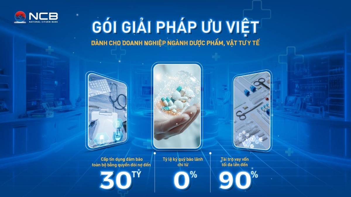 Ngân hàng NCB đồng hành cùng doanh nghiệp y tế phát triển bền vững