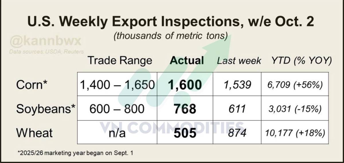 Thị trường nông sản Mỹ giằng co dữ liệu, chờ cú bẻ lái từ nhu cầu Trung Quốc