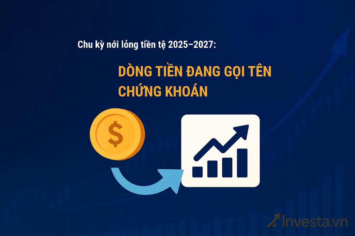 Chu kỳ nới lỏng tiền tệ 2025–2027: Chứng khoán sẽ là kênh đầu tư chủ lực