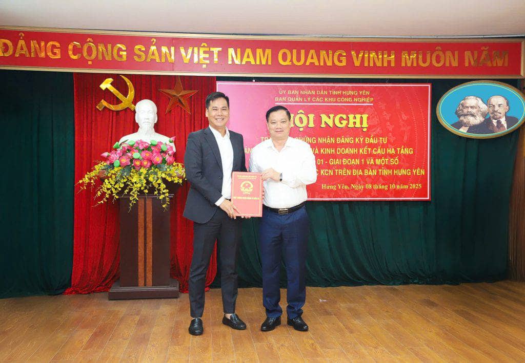 Viglacera Hưng Yên được chấp thuận chủ trương đầu tư KCN Số 01 – Giai đoạn 1