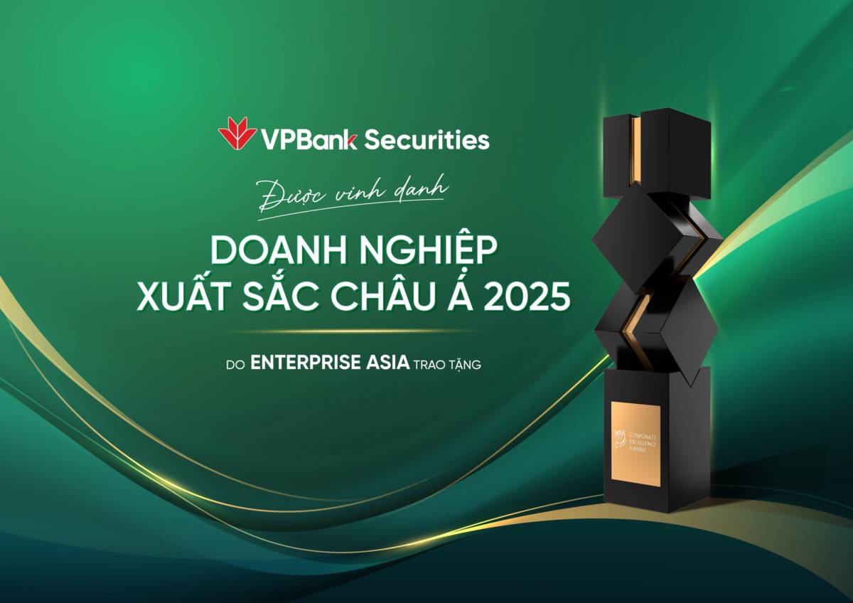 VPBankS ghi dấu ấn khi nhận giải “Doanh nghiệp Xuất sắc châu Á 2025”