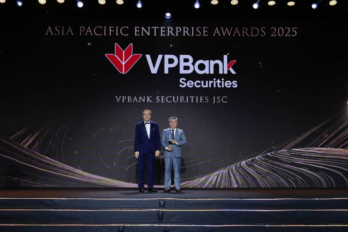 VPBankS ghi dấu ấn khi nhận giải “Doanh nghiệp Xuất sắc châu Á 2025”