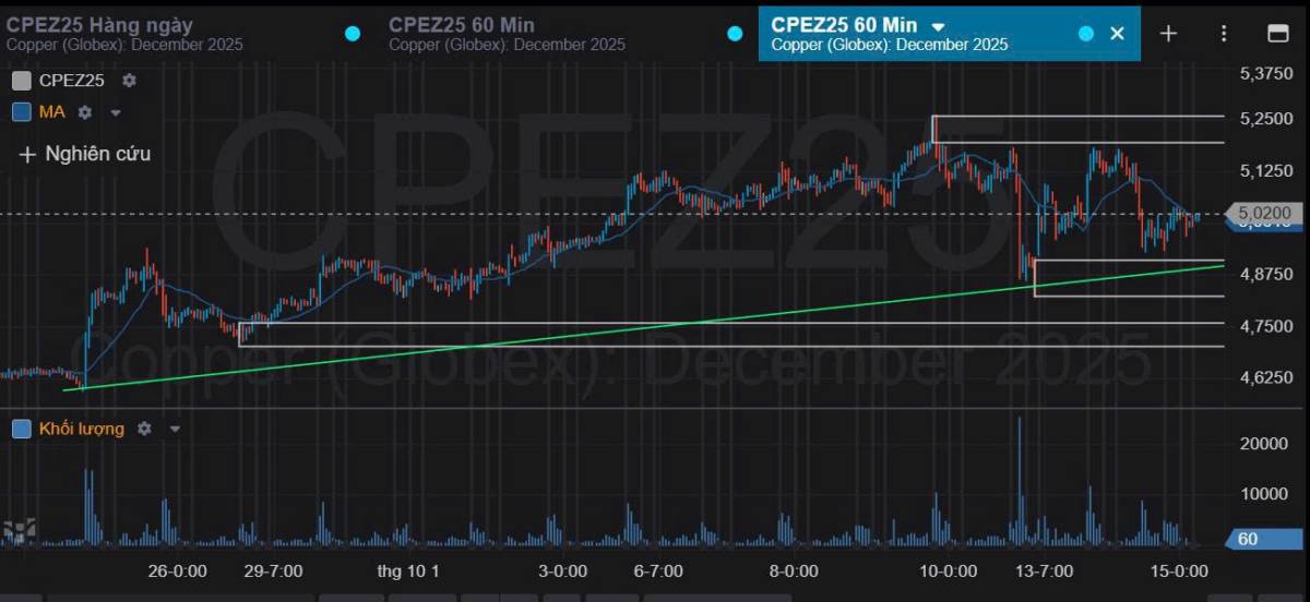 Bản Tin Nhóm Kim Loại Ngày 15/10/2025