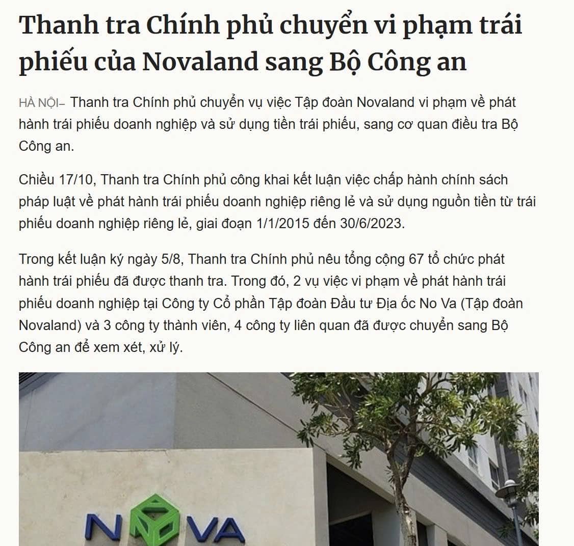 Thông tin của NVL / MSN và 1 số Bank MBB ACB VPB VIB OCB có đáng lo?. Các doanh nghiệp trên bị TTCP  ...