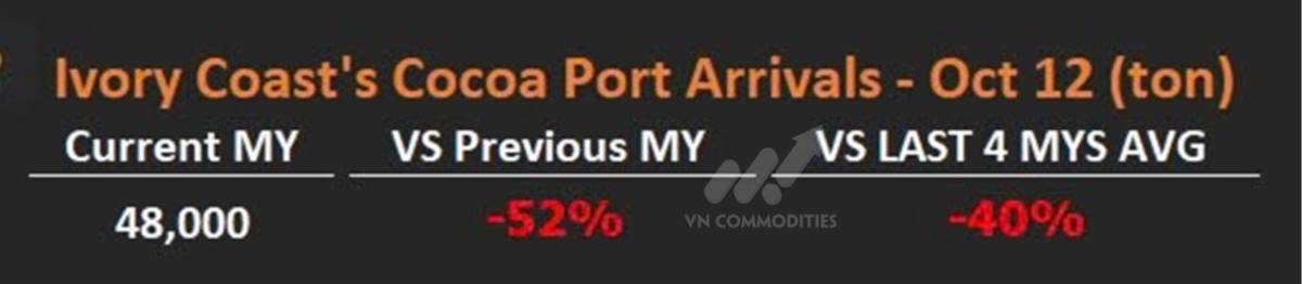 Thị trường hàng hóa 21/10: Dòng tiền trở lại nhóm nông sản – cà phê bứt tốc, ca cao vẫn yếu do thiếu cung