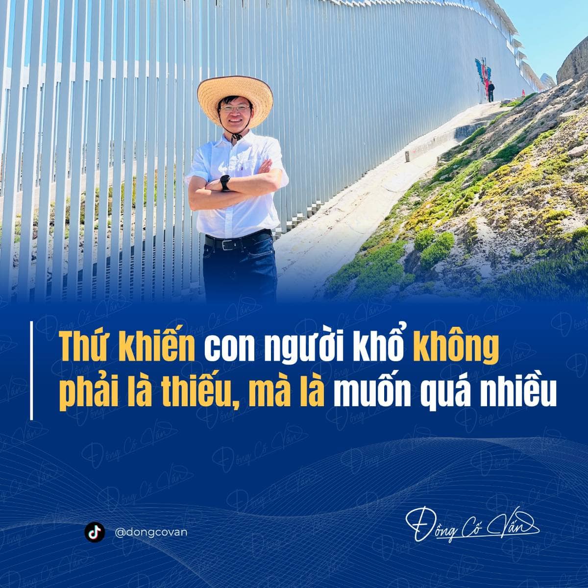 “Thứ khiến con người khổ không phải là thiếu, mà là muốn quá nhiều”