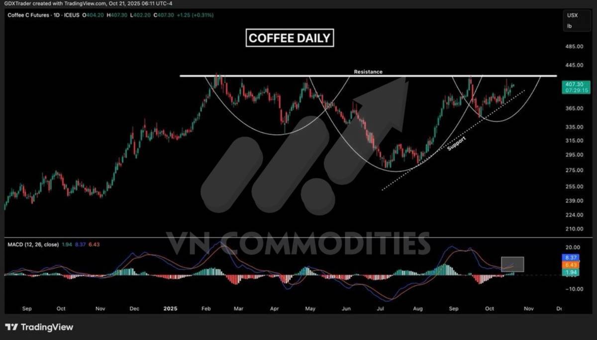 Đậu tương khởi đầu chu kỳ tăng – Cà phê, ca cao chờ tín hiệu bứt phá