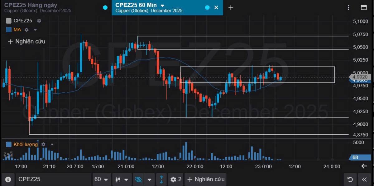 Bản Tin Nhóm Kim Loại Ngày 23/10/2025
