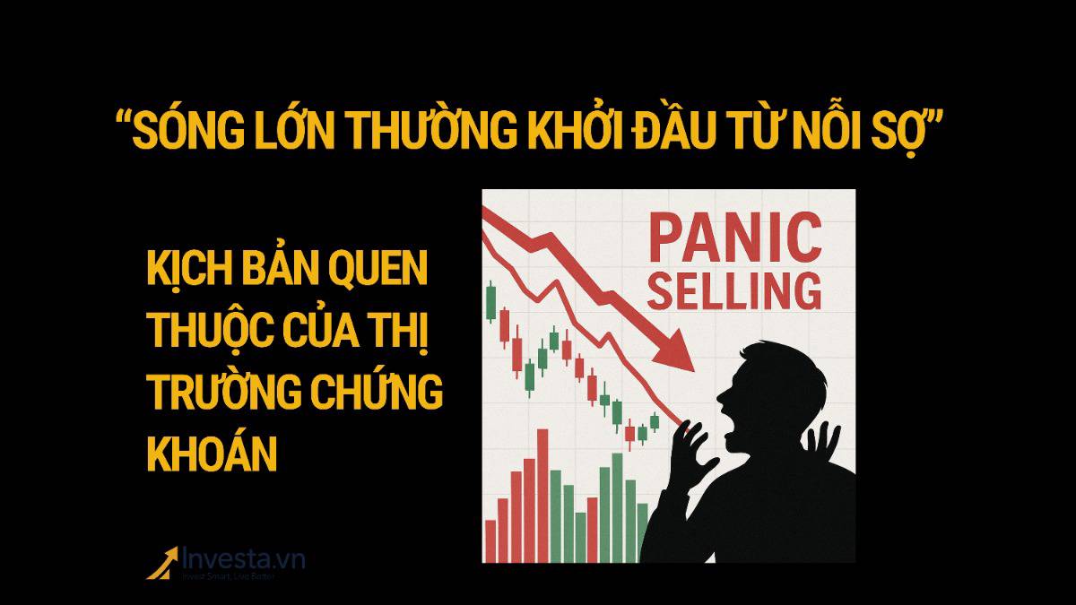 “Sóng lớn thường khởi đầu từ nỗi sợ” – Kịch bản quen thuộc của thị trường chứng khoán
