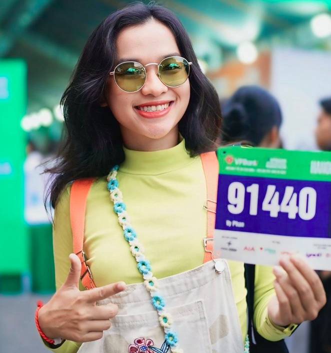 Dàn trai xinh, gái đẹp, người nổi tiếng tụ hội tại VPBank Hanoi International Marathon 2025