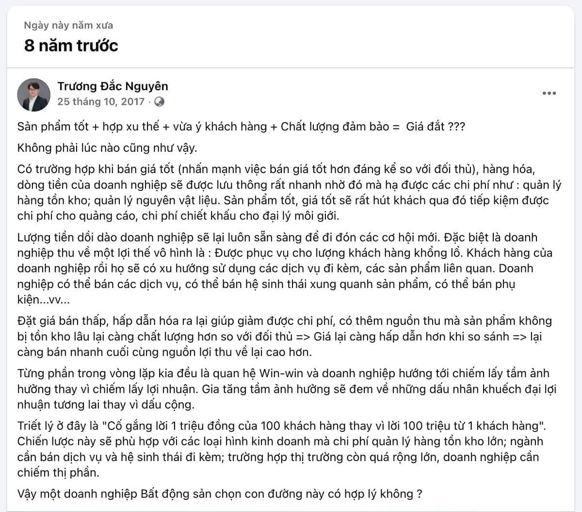 Cổ phiếu sạch nhất ngành BĐS nhưng sau 8 năm, kết quả lại không hoàn hảo!