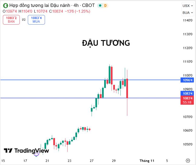 Đậu tương Mỹ giảm sau thỏa thuận Mỹ - Trung: “Mua tin đồn, bán tin thật”