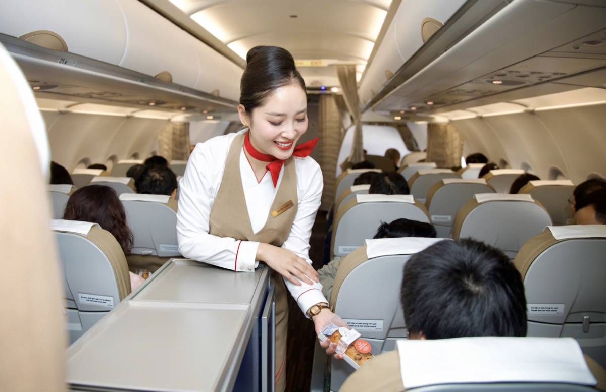Những hình ảnh chuyến bay đầu tiên của hãng hàng không Sun PhuQuoc Airways