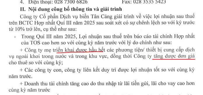 TOS: Cỗ máy lợi nhuận tăng tốc giữa sóng ngắn hạn
