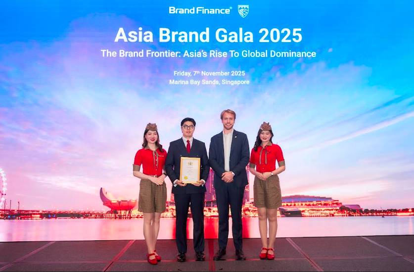 Vietjet thuộc nhóm thương hiệu hàng không lớn nhất ASEAN 2025