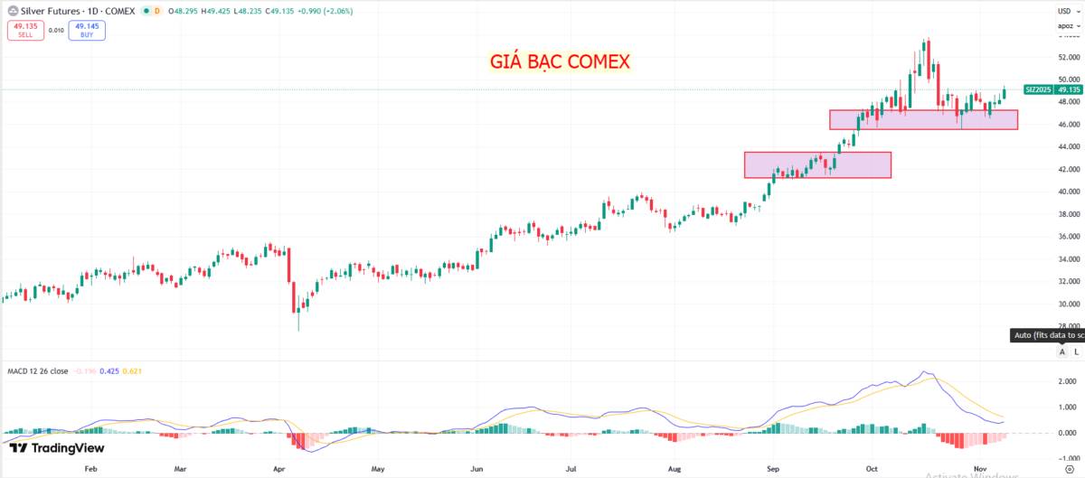 Thỏa thuận lưỡng Đảng gây áp lực lên vàng bạc - Kỷ lục đóng cửa chính phủ Mỹ chấm dứt?