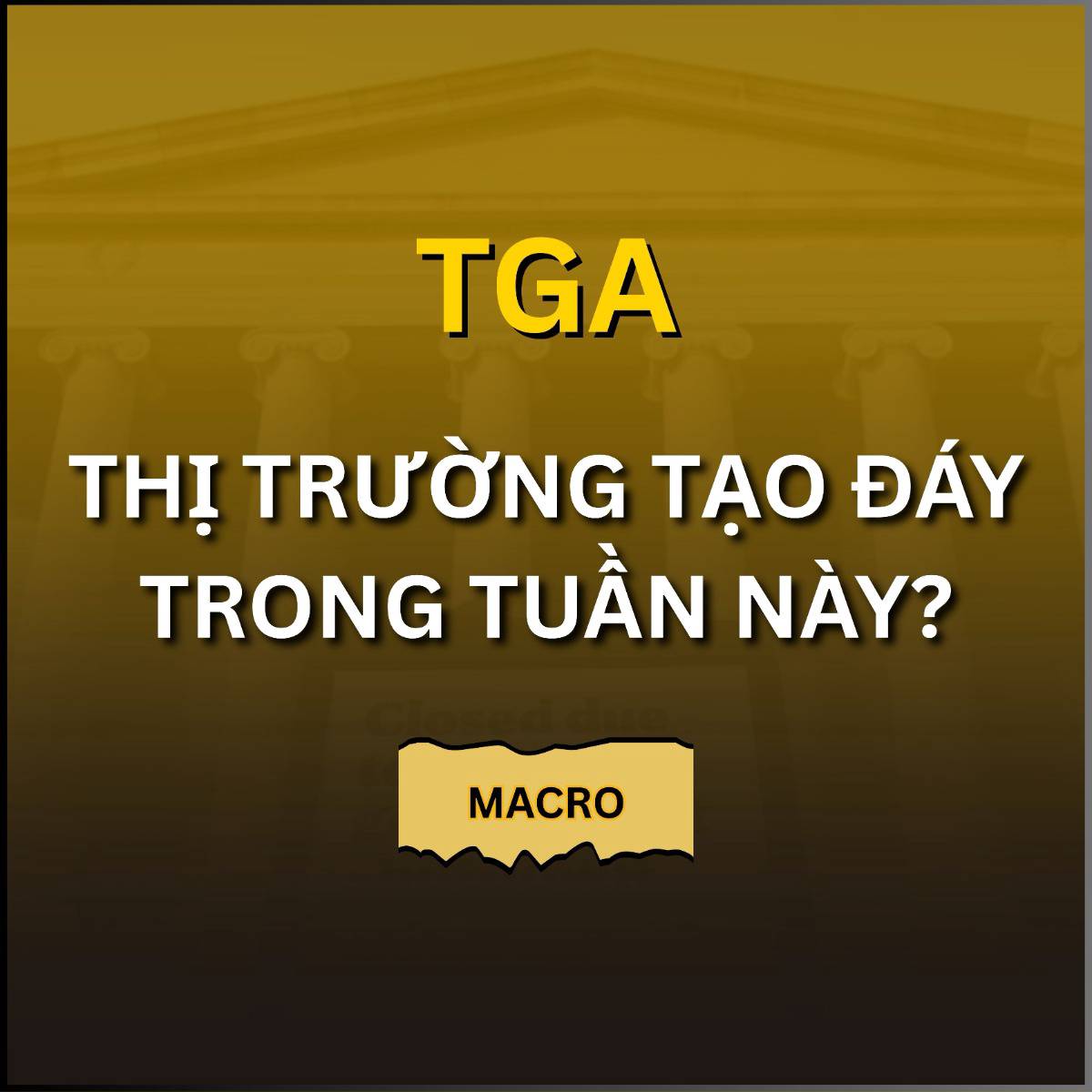 Chính phủ Mỹ mở cửa sẽ khiến thị trường tạo đáy trong tuần này?