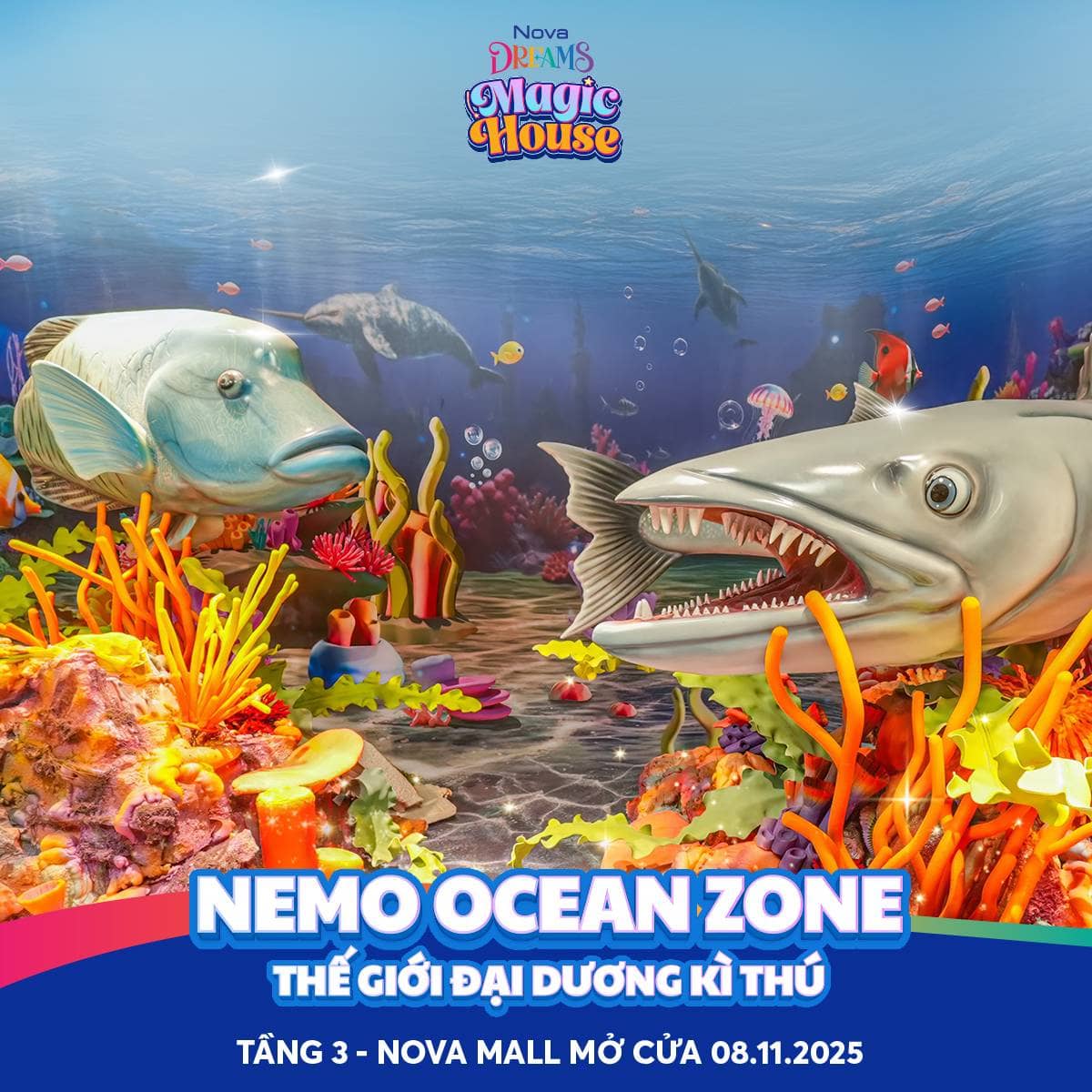 Khai trương khu vui chơi Novadreams Magic House ngay trong lòng Aqua City