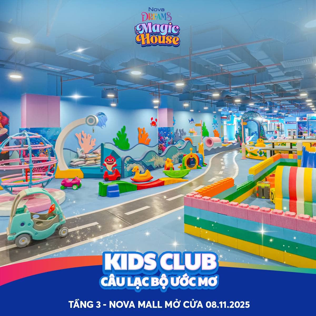 Khai trương khu vui chơi Novadreams Magic House ngay trong lòng Aqua City