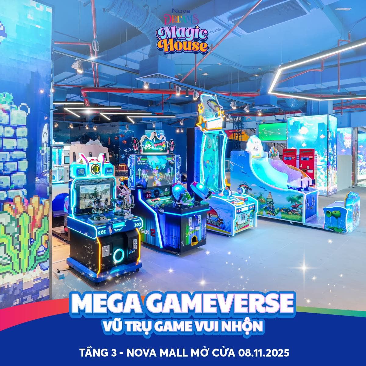 Khai trương khu vui chơi Novadreams Magic House ngay trong lòng Aqua City